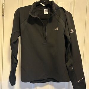 Women’s North Face Black Quarter-Zip Pullover - M